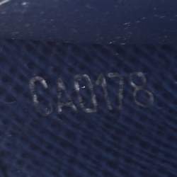 Pre Owned Louis Vuitton Indigo Epi Leather Card Holder