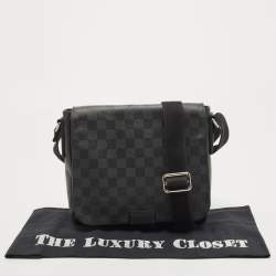 Louis Vuitton Damier Graphite Canvas District PM Bag