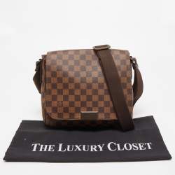 Louis Vuitton Damier Ebene Canvas District PM Bag