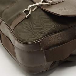Louis Vuitton Black/Green Taiga Leather Dersou Messenger Bag