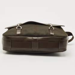 Louis Vuitton Black/Green Taiga Leather Dersou Messenger Bag