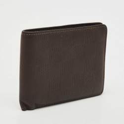 مملوكة مسبقًا Louis Vuitton Brown Infini Leather Multiple Bifold Wallet 