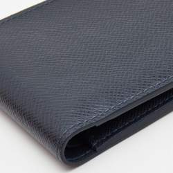 Louis Vuitton Navy Blue Leather Multiple Wallet