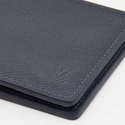 Louis Vuitton Navy Blue Leather Multiple Wallet
