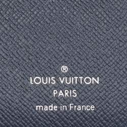 Louis Vuitton Navy Blue Leather Multiple Wallet