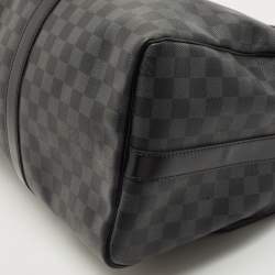 Louis Vuitton Damier Graphite Canvas Keepall Bandouliere 45 Bag