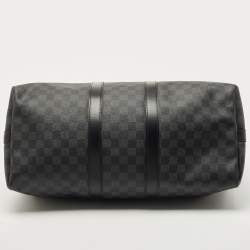 Louis Vuitton Damier Graphite Canvas Keepall Bandouliere 45 Bag