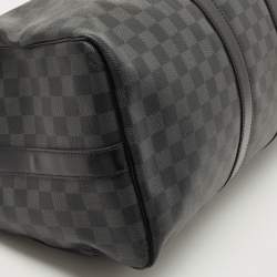 Louis Vuitton Damier Graphite Canvas Keepall Bandouliere 45 Bag