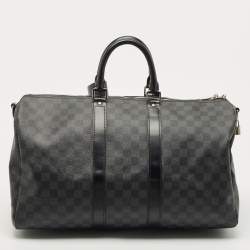 Louis Vuitton Damier Graphite Canvas Keepall Bandouliere 45 Bag