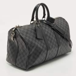 Louis Vuitton Damier Graphite Canvas Keepall Bandouliere 45 Bag