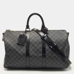 Louis Vuitton Damier Graphite Canvas Keepall Bandouliere 45 Bag