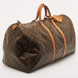 Louis Vuitton Monogram Canvas Keepall 55 Bag