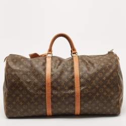 Louis Vuitton Monogram Canvas Keepall 55 Bag