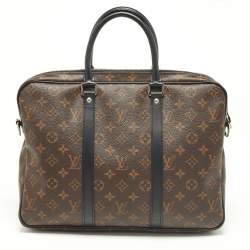 Louis Vuitton Monogram Canvas Porte Documents Voyage PM Bag