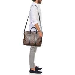 Louis Vuitton Monogram Canvas Porte Documents Voyage PM Bag