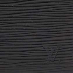 Pre Owned Louis Vuitton Black Epi Leather Bifold Compact Wallet