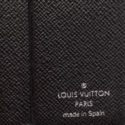 Pre Owned Louis Vuitton Black Epi Leather Bifold Compact Wallet