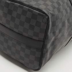Pre Owned Louis Vuitton Damier Graphite Canvas Keepall Bandoulière 45 Bag