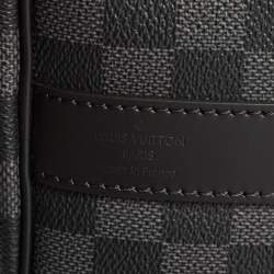 Pre Owned Louis Vuitton Damier Graphite Canvas Keepall Bandoulière 45 Bag