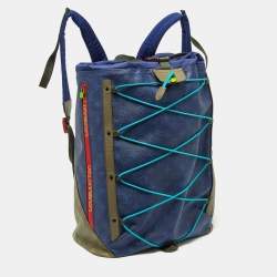 Pre Owned Louis Vuitton Blue Monogram Canvas Pacific Outdoor Backpack 