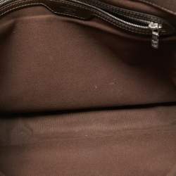 Pre Owned Louis Vuitton Brown/Green Taiga Leather Dersou Messenger Bag