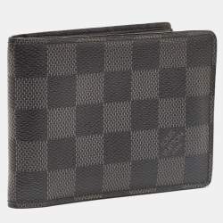 Pre Owned Louis Vuitton Damier Graphite Canvas Multiple Wallet