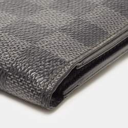 Pre Owned Louis Vuitton Damier Graphite Canvas Multiple Wallet