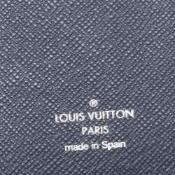 مملوكة مسبقًا Louis Vuitton Navy Blue Epi Leather Brazza Wallet