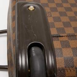 Pre Owned Louis Vuitton Damier Ebene Canvas Eole 50 Rolling Luggage