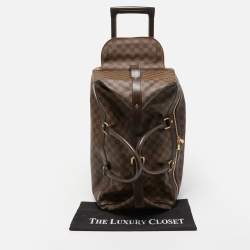 Pre Owned Louis Vuitton Damier Ebene Canvas Eole 50 Rolling Luggage
