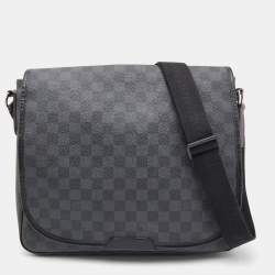 Louis Vuitton Black Damier Geant Citadin Messenger Bag - Yoogi's Closet