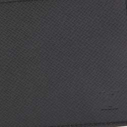 Louis Vuitton Black Taiga Leather Bifold Wallet