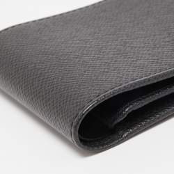 Louis Vuitton Black Taiga Leather Bifold Wallet