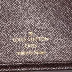 Louis Vuitton Burgundy Taiga Leather Bifold Wallet