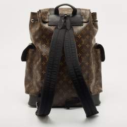 Louis Vuitton Monogram Macassar Canvas Christopher MM Backpack
