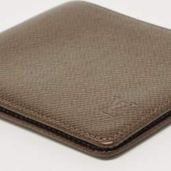Louis Vuitton Pepper Taiga Leather Bifold Wallet