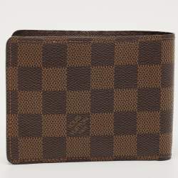 Louis Vuitton Damier Ebene Canvas Slender Wallet 