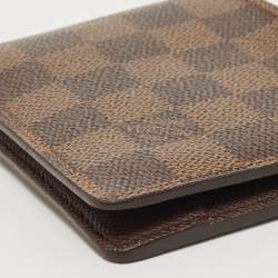 Louis Vuitton Damier Ebene Canvas Slender Wallet 