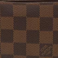 Louis Vuitton Damier Ebene Canvas Slender Wallet 