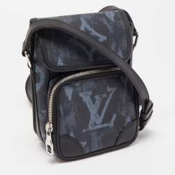 Louis Vuitton Pastel Black Monogram Amazone Messenger Bag