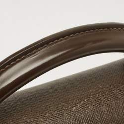 Pre Owned Louis Vuitton Brown Taiga Leather Robusto 1 Compartment Briefcase