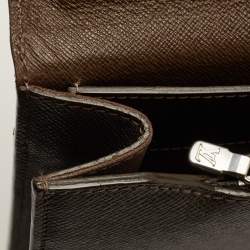 Pre Owned Louis Vuitton Brown Taiga Leather Robusto 1 Compartment Briefcase