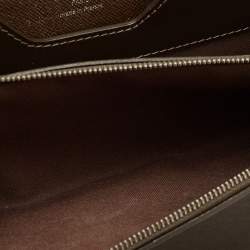 Pre Owned Louis Vuitton Brown Taiga Leather Robusto 1 Compartment Briefcase