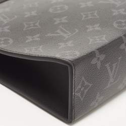 Pre Owned Louis Vuitton Monogram Eclipse Canvas Pochette Voyage MM