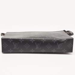 Pre Owned Louis Vuitton Monogram Eclipse Canvas Pochette Voyage MM