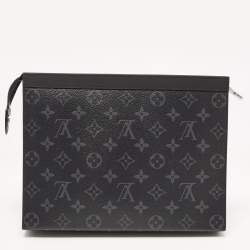 Pre Owned Louis Vuitton Monogram Eclipse Canvas Pochette Voyage MM