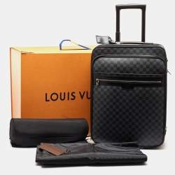 Pre Owned Louis Vuitton Damier Graphite Canvas Pegase 55 Luggage