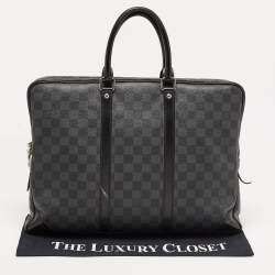 Louis Vuitton Damier Graphite Canvas Porte Documents Voyage GM Briefcase