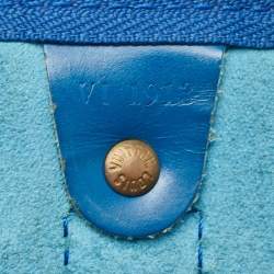 Louis Vuitton Blue Toledo Epi Leather Keepall 50 Bag