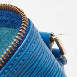Louis Vuitton Blue Toledo Epi Leather Keepall 50 Bag